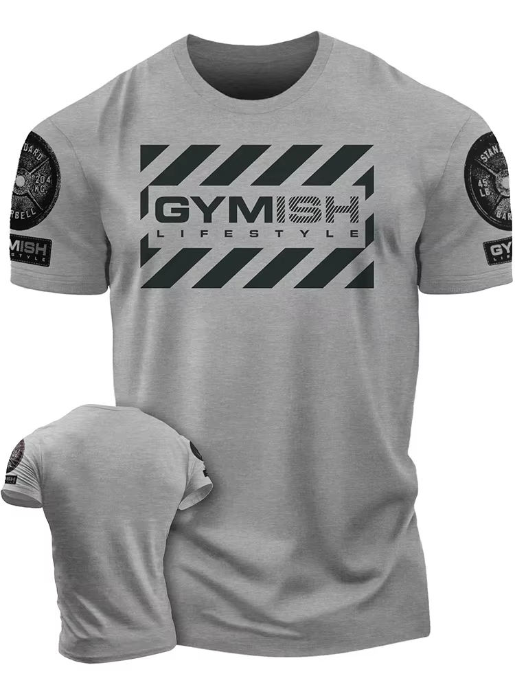 Le T-shirt pour hommes imprimé en 3D pour l'été de 2025 est un best-seller pour le sport, le fitness