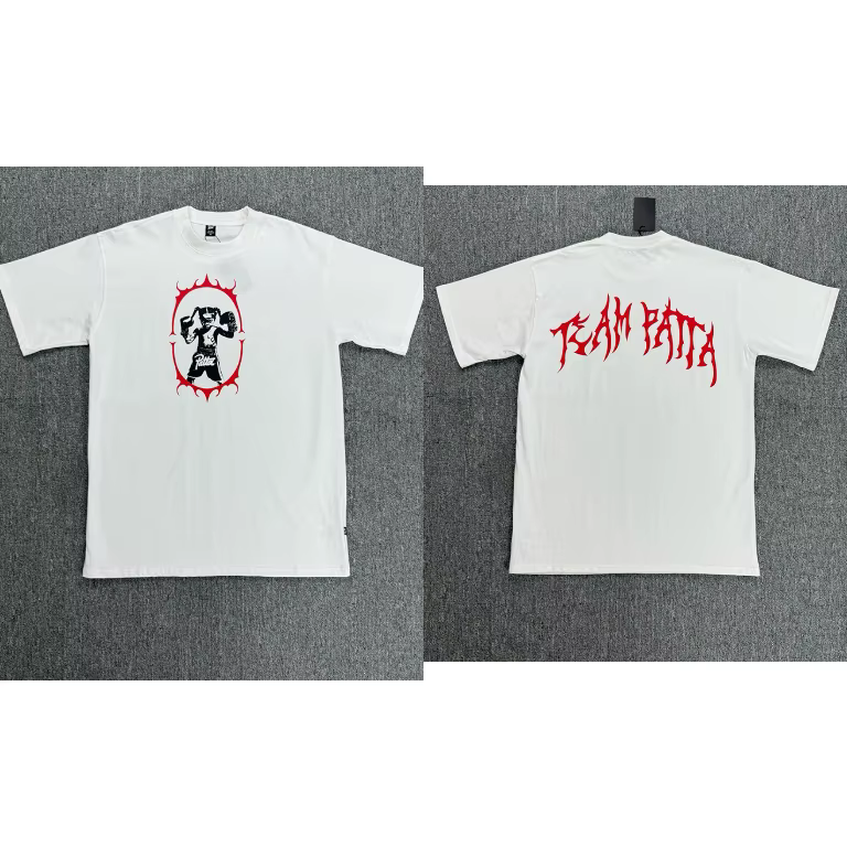 Nouvel Arrivage PATTA T-shirt Décontracté Quotidien pour Homme, Imprimé Boxer Audacieux avec Accent 