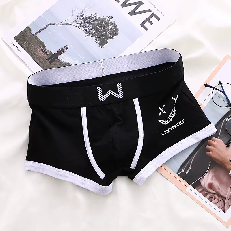 Hommes Boxer Shorts mode poche renflement caleçon mâle lettre imprimé Calzoncillo Hombre respirant s