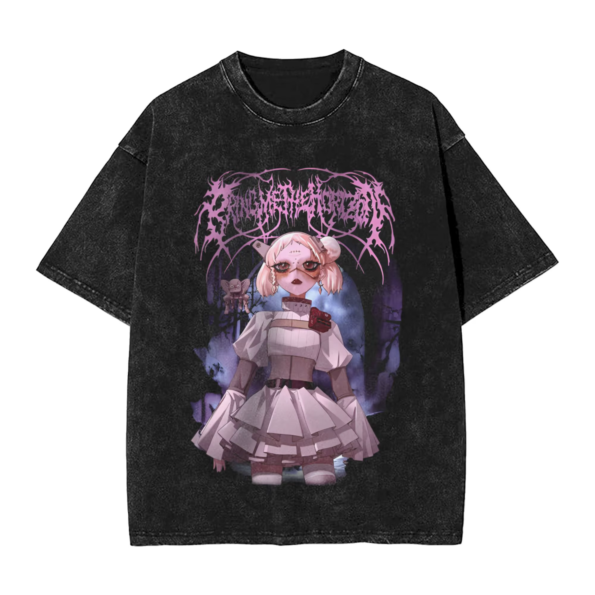 T-shirt homme BMTH Bring Me The Horizon t-shirts délavés nouveauté groupe de Rock britannique t-shir