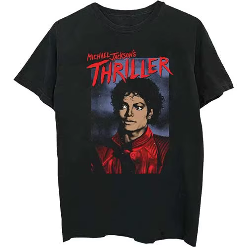 T-Shirt Thriller Pose Michael Jackson en coton pour hommes et femmes, Streetwear d'été