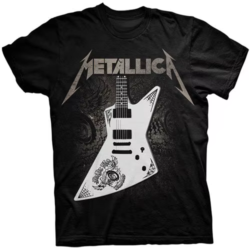 T-shirt en coton avec image de groupe Metallica, Streetwear d'été pour hommes et femmes