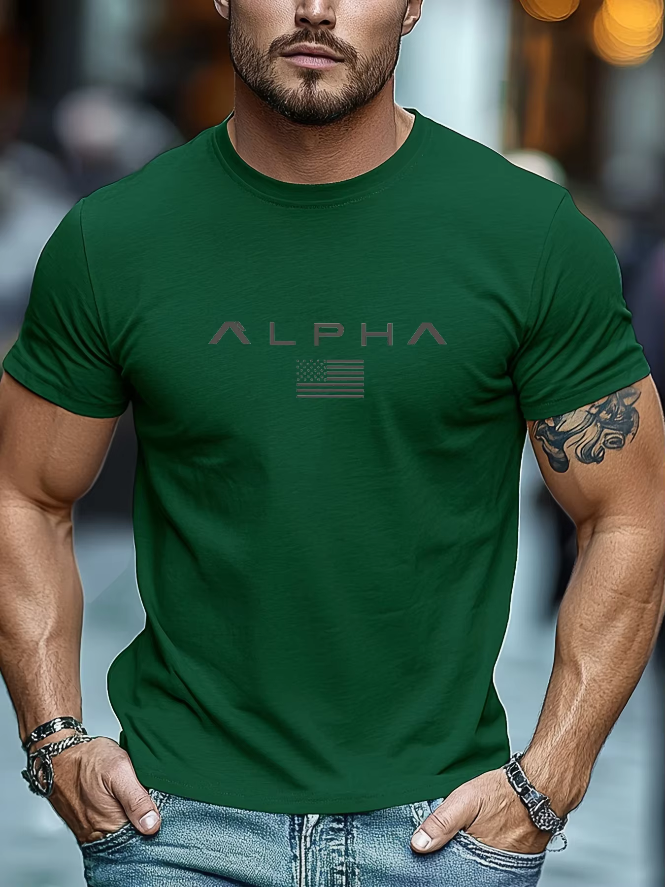 T-shirt de sport décontracté pour homme, col rond, manches courtes, coupe ample, séchage rapide, idé