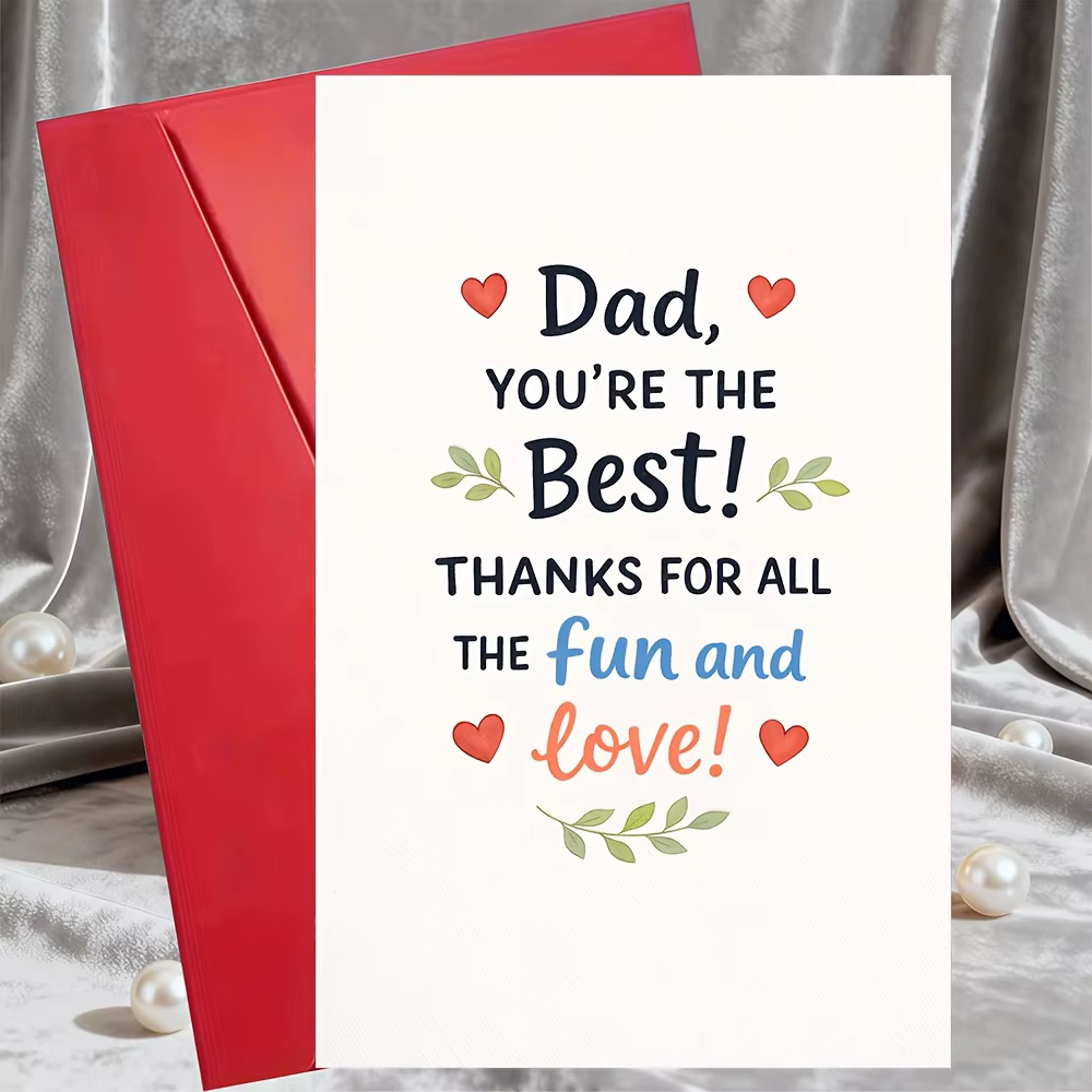 Papa, tu es le meilleur. Merci de nous avoir apporté joie et amour. Un cadeau pour notre mari et une