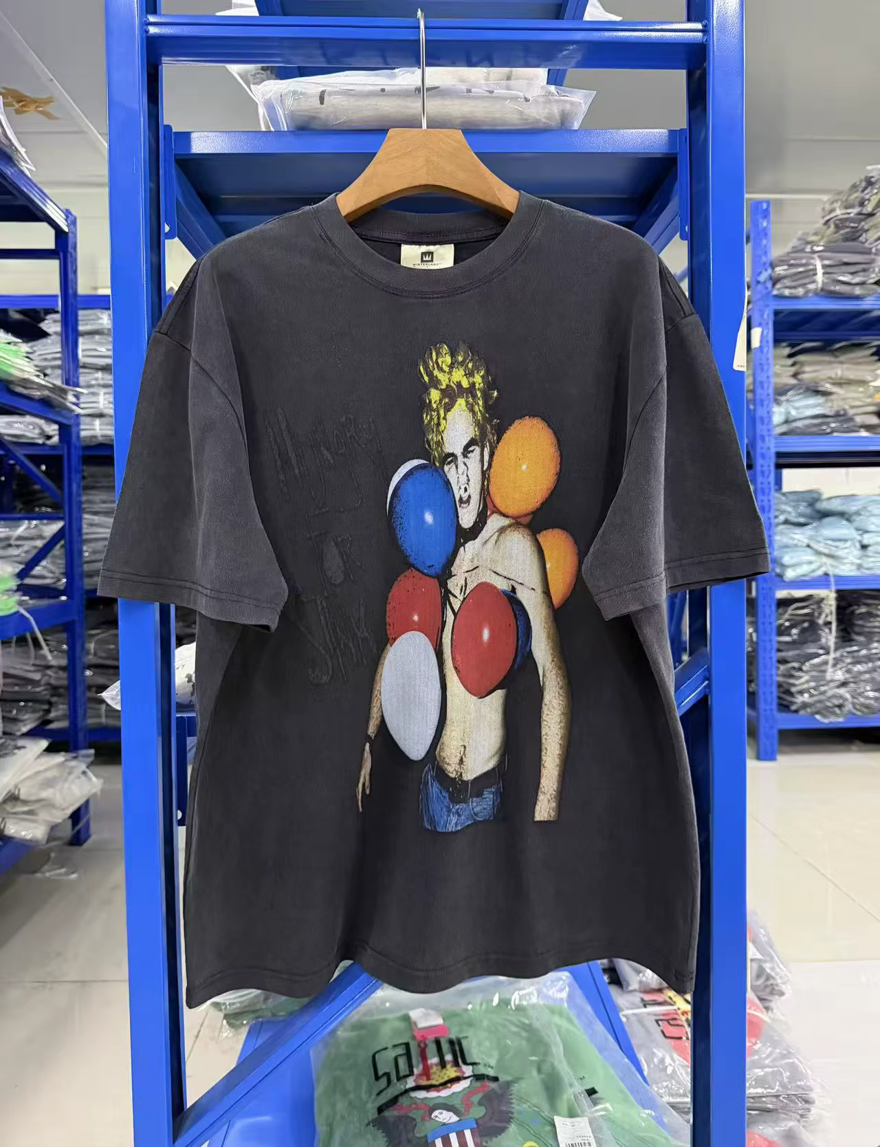 SAINT Hungry For Stink Vintage L7 T-shirt pour hommes et femmes, t-shirt surdimensionné