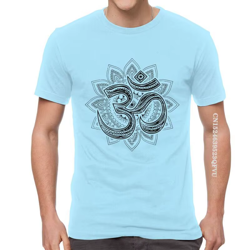 Om Aum symbole Goa t-shirts hommes mode t-shirts Namaste bouddhisme hindouisme t-shirts coton surdim