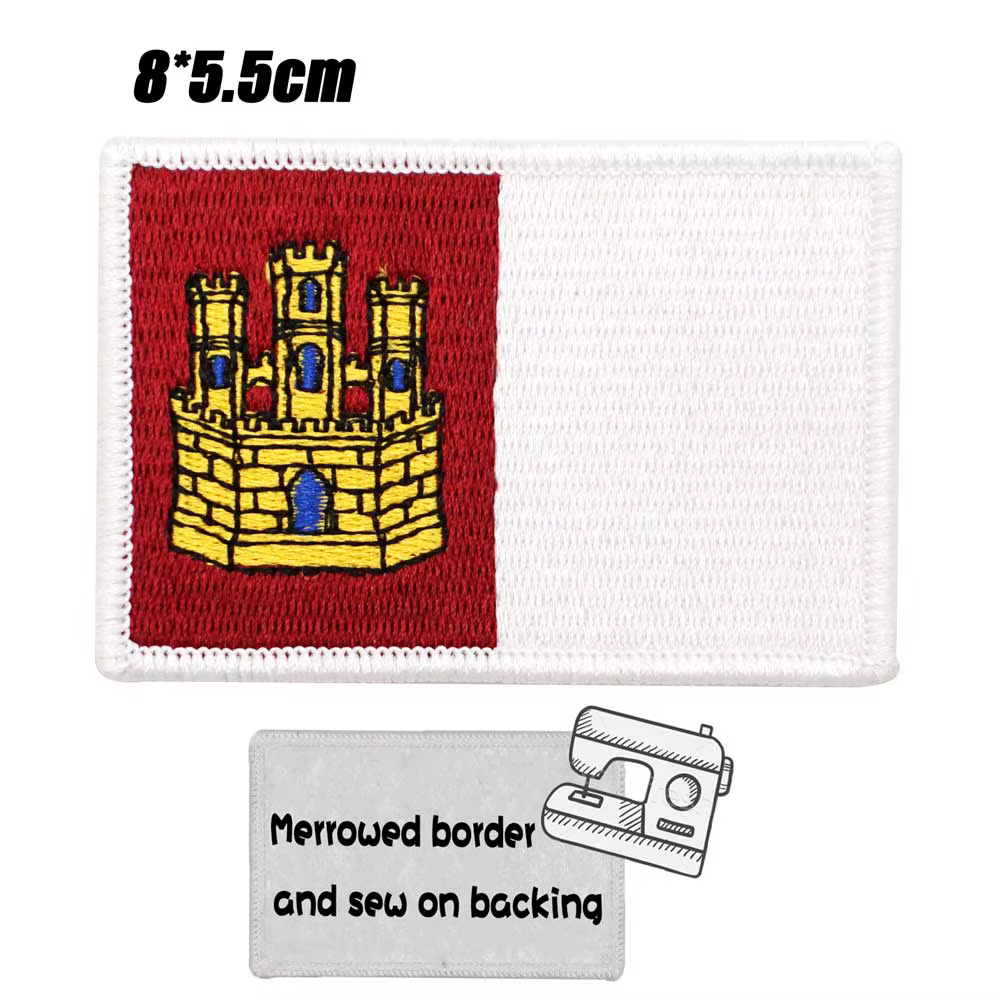 Espagne Castilla-La patch Patch brodé crochet et boucle coudre sur broderie Badge militaire