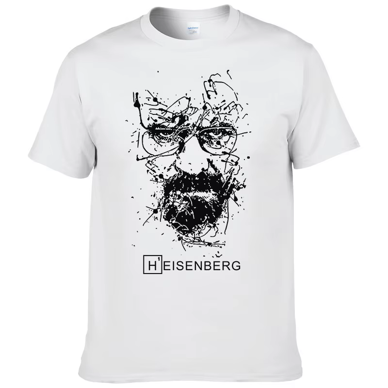 2024 nouvelle mode Breaking Bad T-shirts hommes Heisenberg Camisetas Hombre hommes Cool t-shirt haut