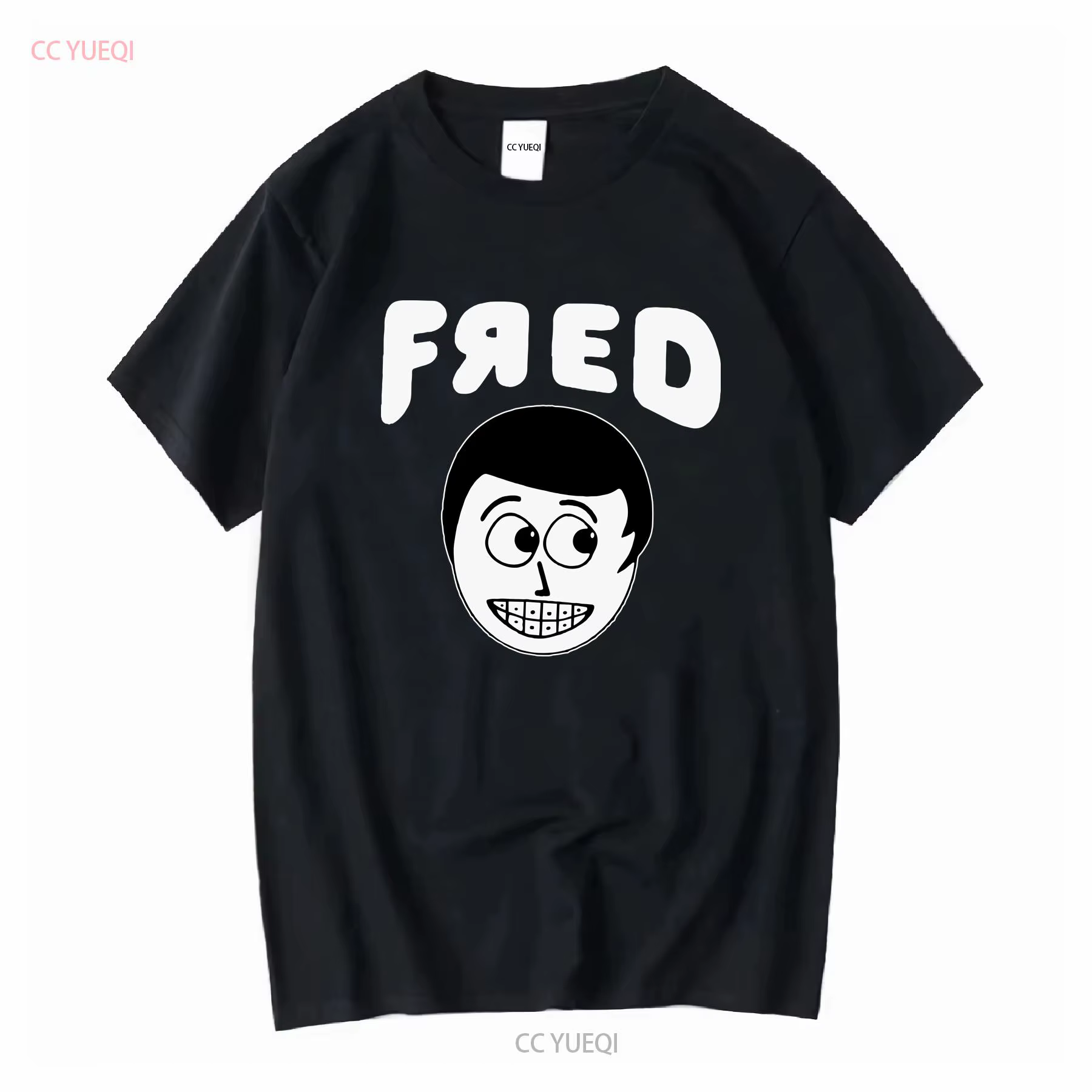 T-shirt rouge amusant Fred Figglehorn, manches longues ou courtes, style vintage, unisexe, confortab