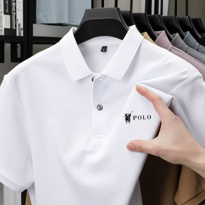 Polo classique d'été Paul Brand New Pony Design respirant pour homme, best-seller, confortable et dé
