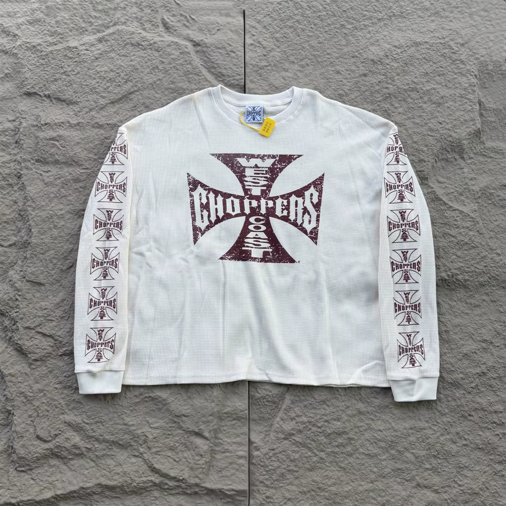 T-shirt vintage imprimé en tissu gaufré de style américain, streetwear de haute qualité, coupe overs