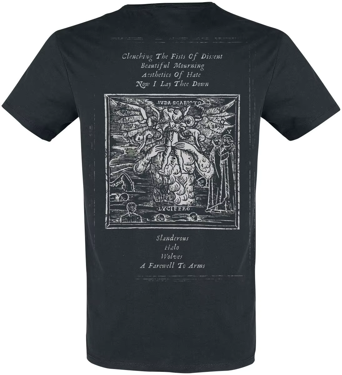 T-shirt en coton imprimé Machine Head The Blackening Skeleton King, style Thrash Metal, streetwear u