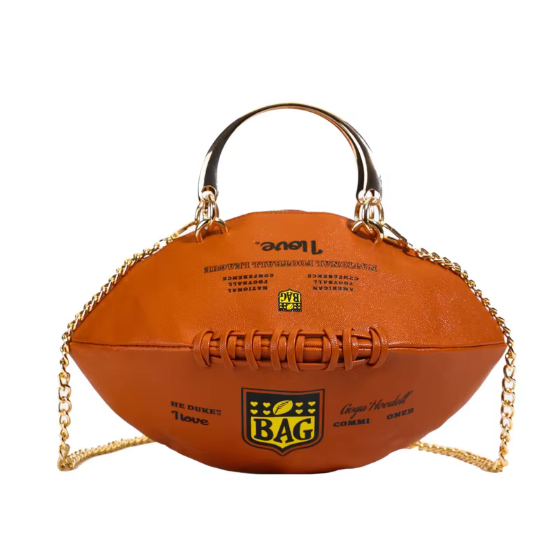 Sac de rugby personnalisé pour femmes, nouveau sac à bandoulière tendance, sac à bandoulière drôle,