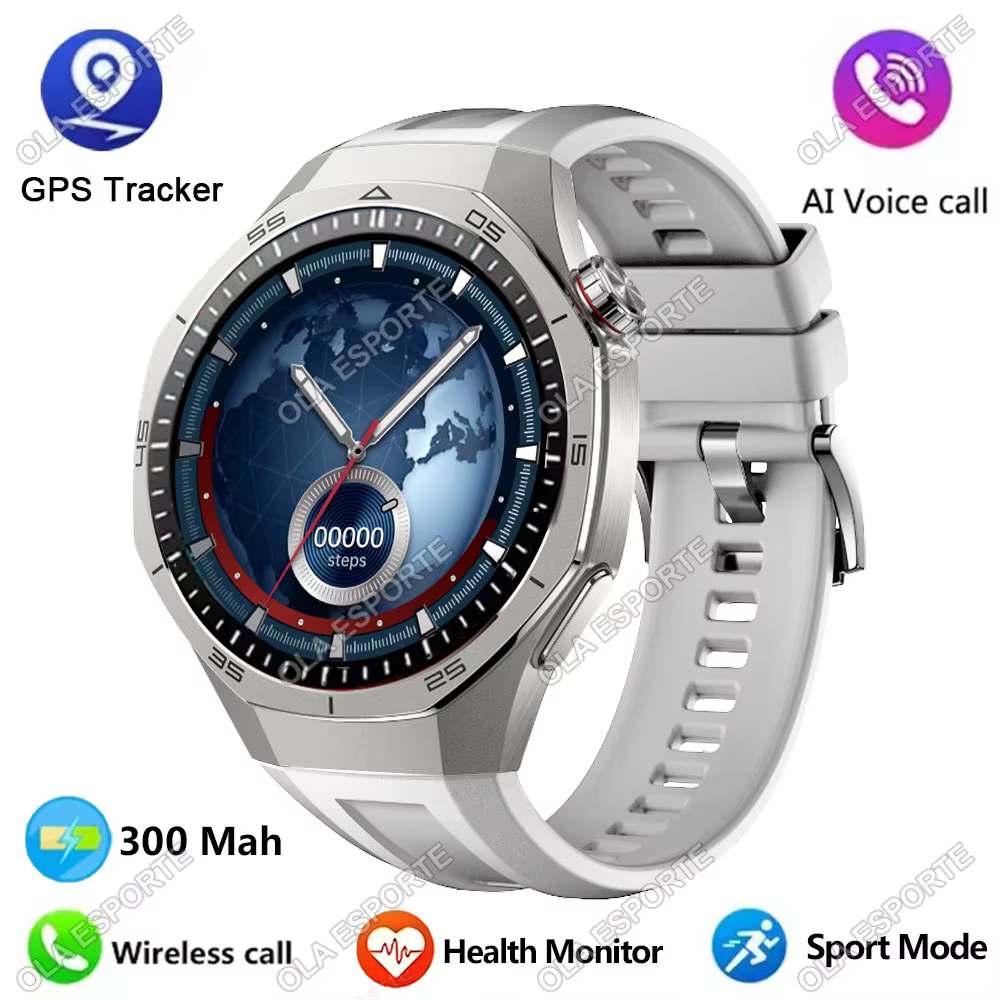 2025 nouveau pour Android ios montre intelligente hommes HD AMOLED écran GPS surface de mouvement fr