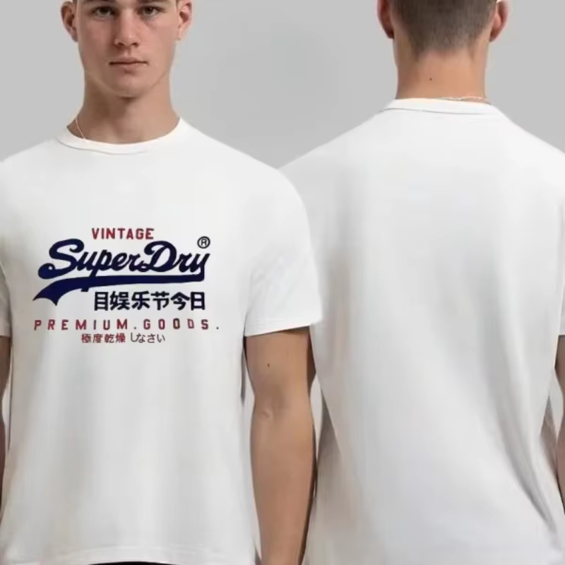T-shirt Homme en Coton Pur S-5XL2026, Vente Chaude, Coupe Ample, Confortable, Tendance, Sportif, Hau