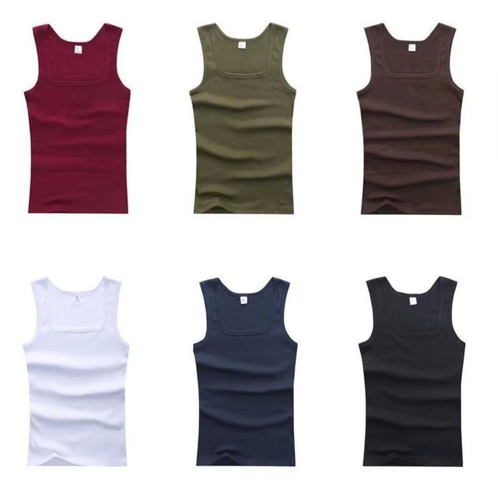 Offre spéciale hommes sans manches respirant Fitness gilet basique élastique débardeur hommes coton