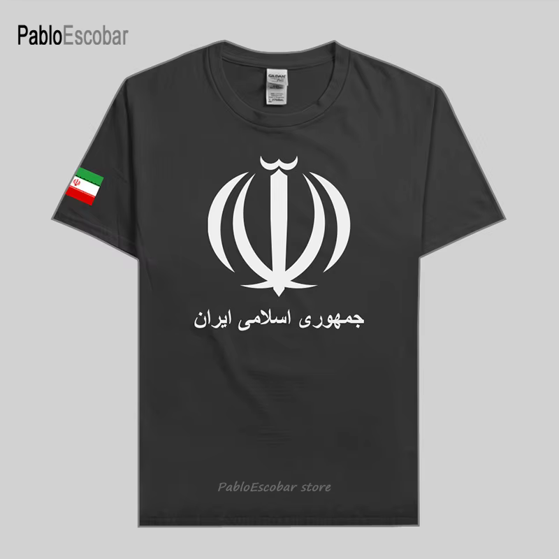 T-shirt en coton pour hommes, maillot de fitness, équipe de la nation, réunion islamique, vêtements 