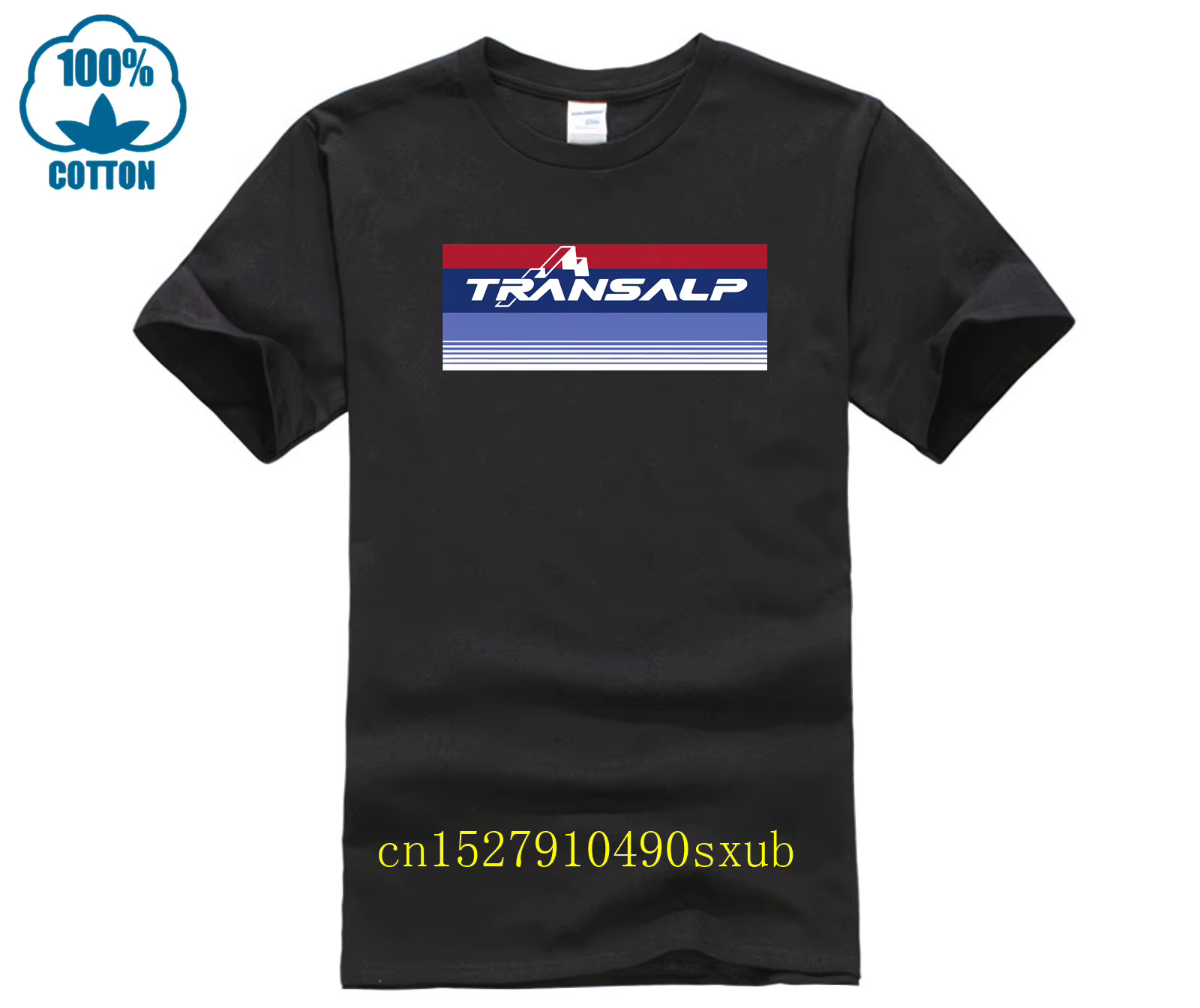 Transalp T-Shirt pour Transalp XL750 décontracté col rond ample été T-Shirt pour hommes