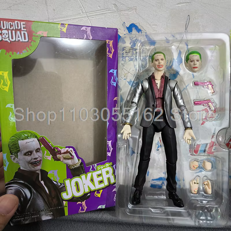 Disney-Figurine articulée à collectionner, Harley Quinn, Batman, Mafex 015, Joker, Heath Ledger, The