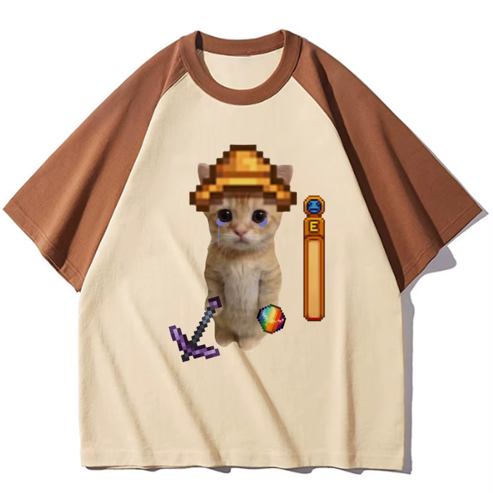 StardistingValley-T-shirt à séchage rapide pour femme, vêtement d'été, style manga, années 2000