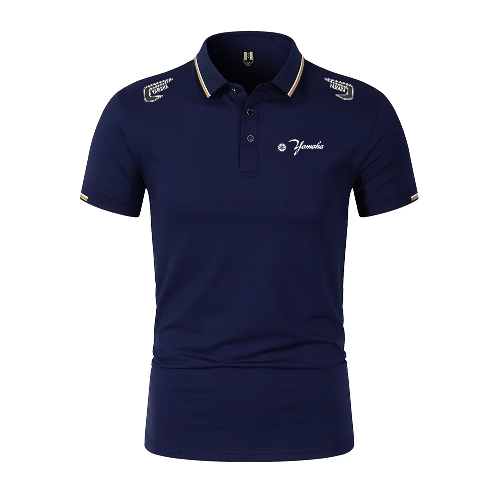 Nouveau polo pour homme à motif Yamaha, polo d'été à manches courtes de haute qualité, polo décontra