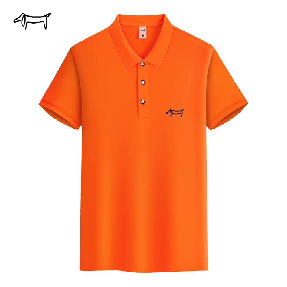 Nouveau polo de golf d'été à manches courtes, confortable, respirant, col décontracté