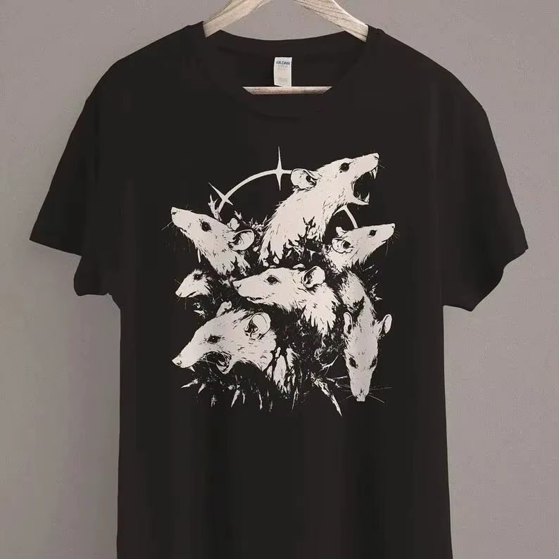 Chemise de Rat médiéval, vêtements gothiques Grunge, horreur, histoire esthétique, haut académique f