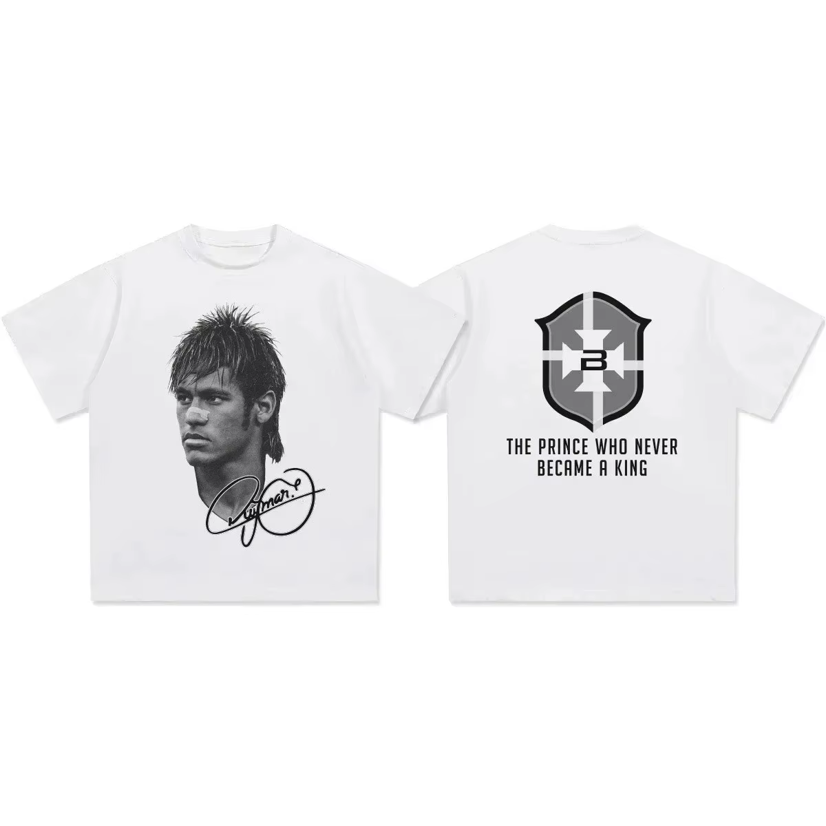 Nouveau T-shirt décontracté de football Cristiano Ronaldo Neymar été 2026 pour hommes et femmes, mar
