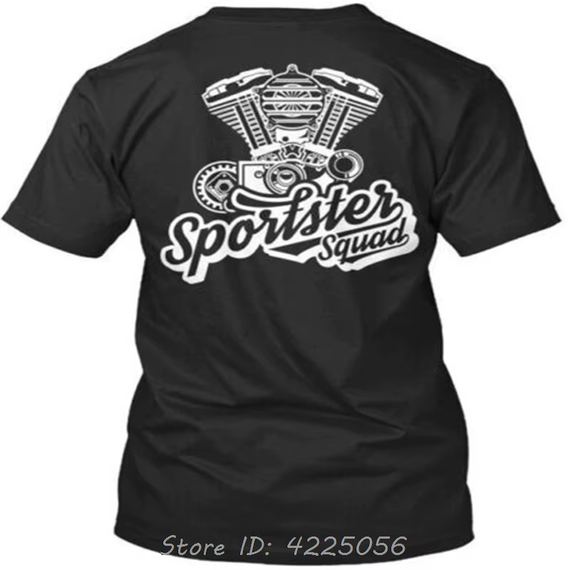 T-shirt graphique mode T-shirt Sportster Squad Gear Time-T-shirt Premium fabriqué aux états-unis cou