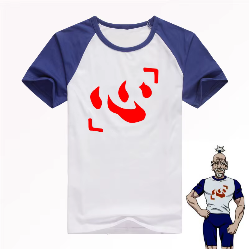 T-Shirt Hunter X Hunter à manches courtes, chemise de Cosplay Aizakku Netero, président de la 12e so