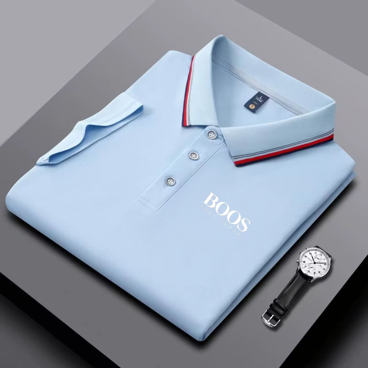 Nouveau polo brodé pour homme, décontracté et élégant, à manches courtes, respirant, confortable et