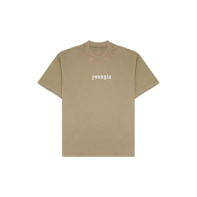 YA hommes surdimensionné jachère T-Shirt été nouveau sport Fitness coton col rond manches courtes Jo