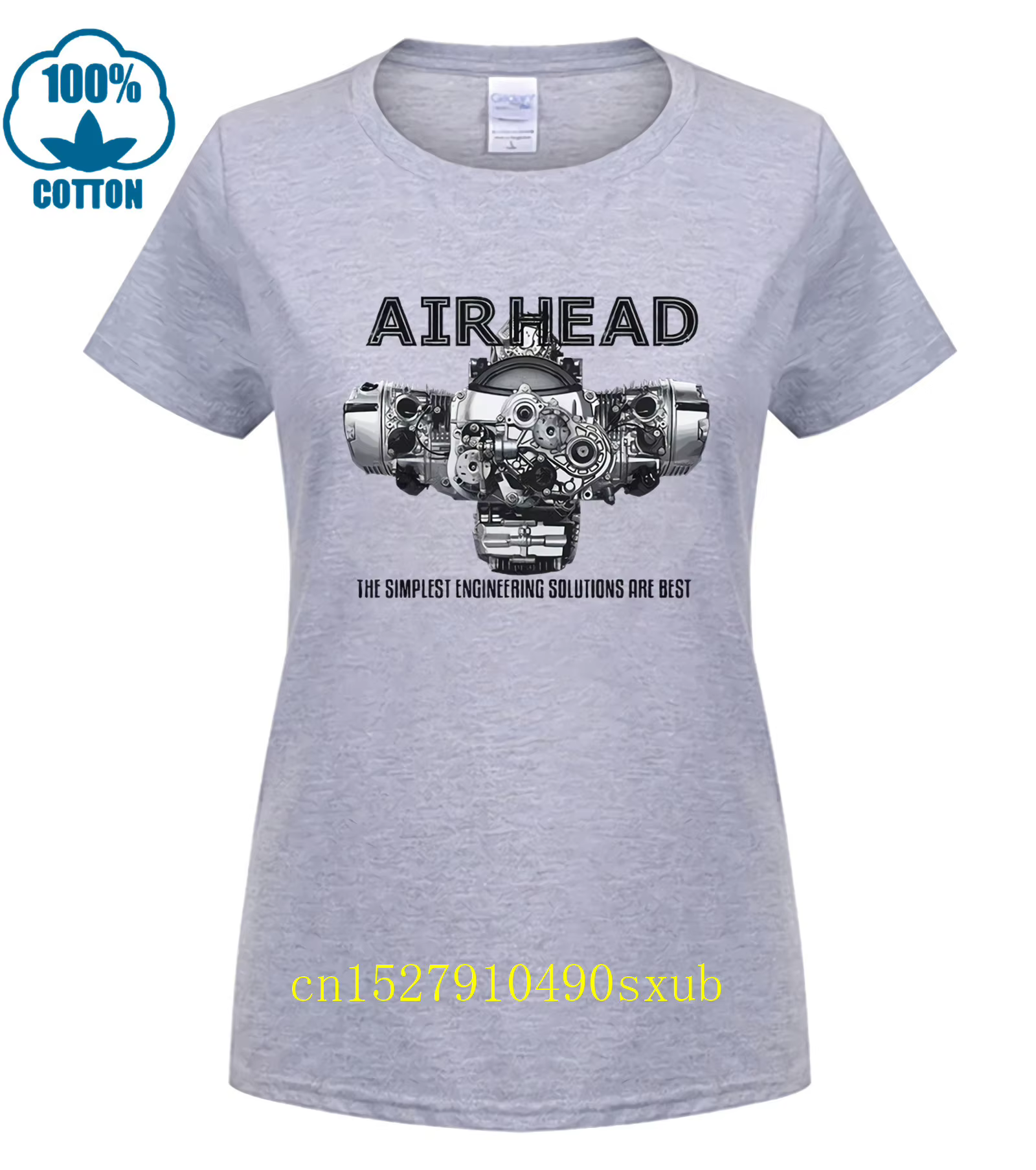 Airhead Boxer Engine Runder T-shirt Heather pour hommes, Économie à la mode, Gs Rt 1200, Adventure R