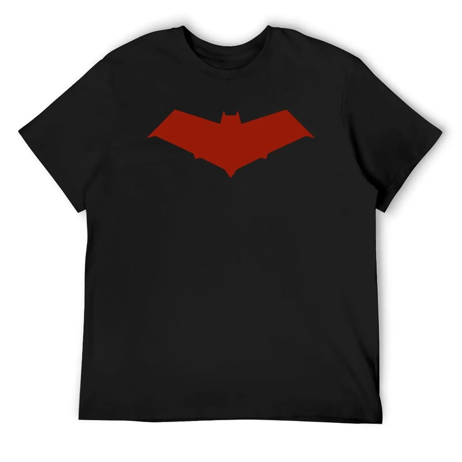 T-Shirt à capuche rouge, t-shirt graphique surdimensionné, drôle, pour hommes