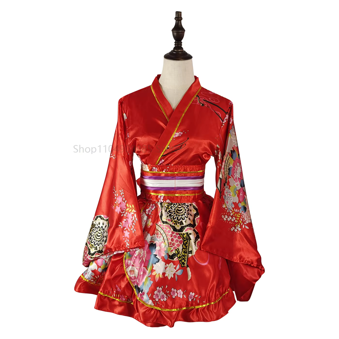Robe Kimono traditionnelle japonaise pour femmes, Sakura Yukata, pour filles japonaises Kawaii, Anim