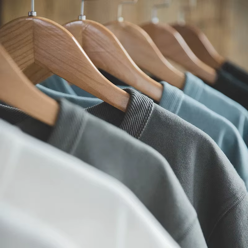 2023 Maden été solide 300g coton T-shirts hommes unisexe surdimensionné T-shirts à manches courtes l