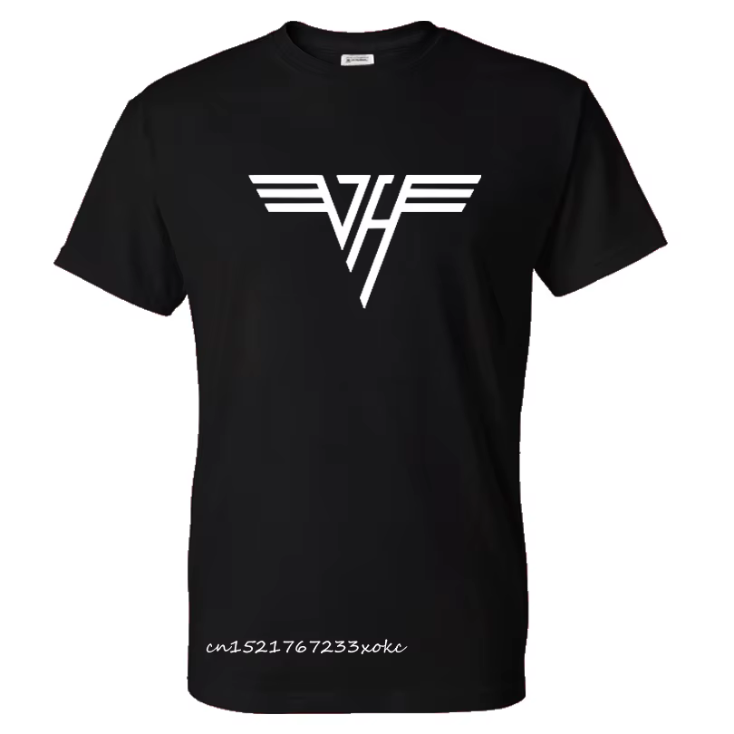 Van Halen T-Shirt imprimé hommes décontracté Streetwear groupe de Rock T-Shirt mode haute qualité 10