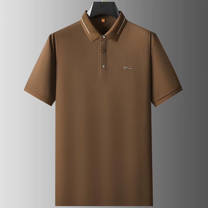 Polo de luxe à manches courtes pour hommes, chemises décontractées, t-shirt respirant, zones me, été