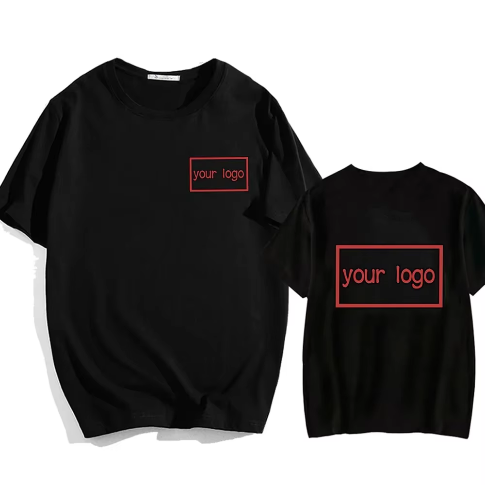 T-Shirt de loisirs imprimé personnalisé Harajuku femmes hommes T-Shirt bricolage votre Photo ou Logo