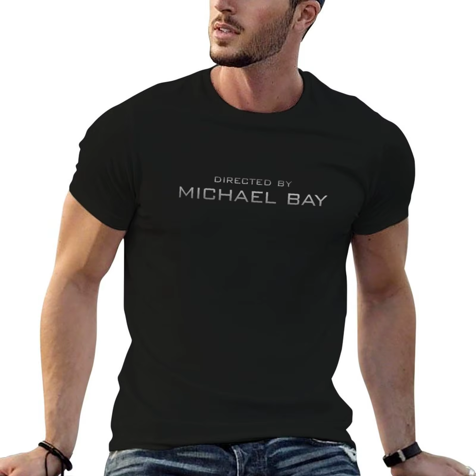 T-shirt pour hommes avec image graphique, 100% coton, marque de luxe, T-shirt de créateur, réalisé p