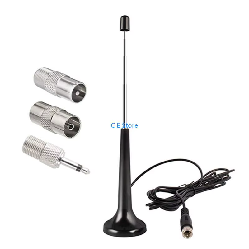 Antennes FM DAB pour récepteur stéréo domestique, antennes télescopiques FM à Gain élevé 75ohm, ante