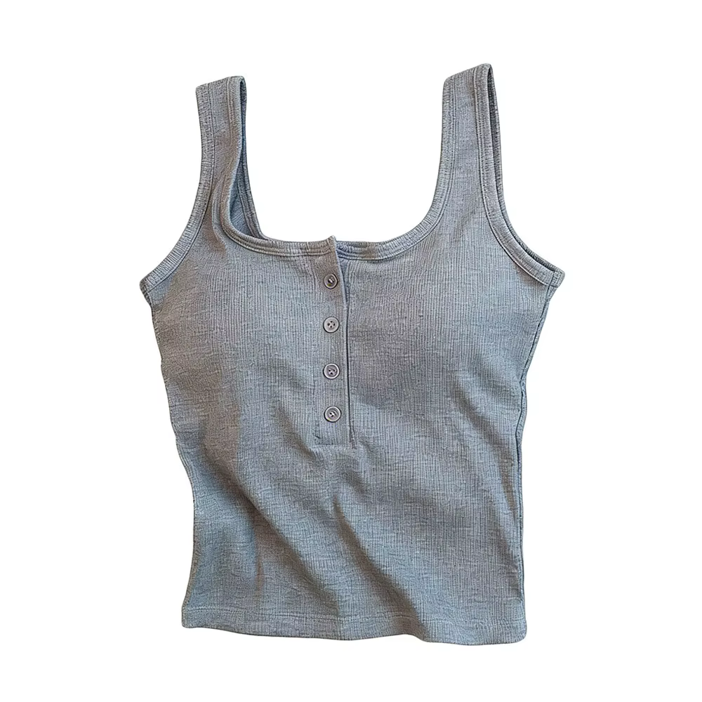 Débardeurs d'été décontractés à col en U, sans manches, slim, camisole, haut, sous-vêtements amples,