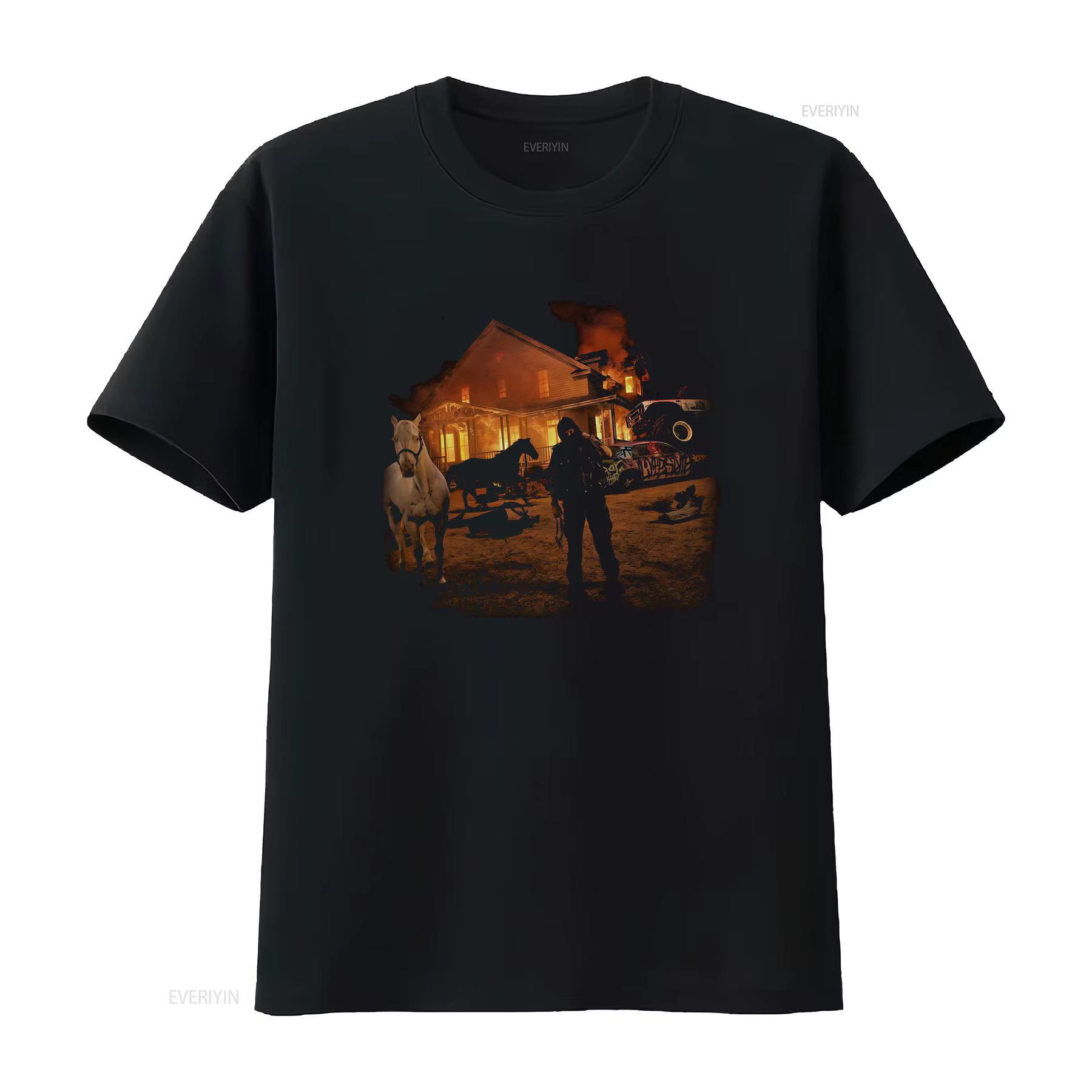 T-shirt Yeat Lifestyle Album, style vintage, merch de rappeur hip hop, t-shirt vintage délavé homme,