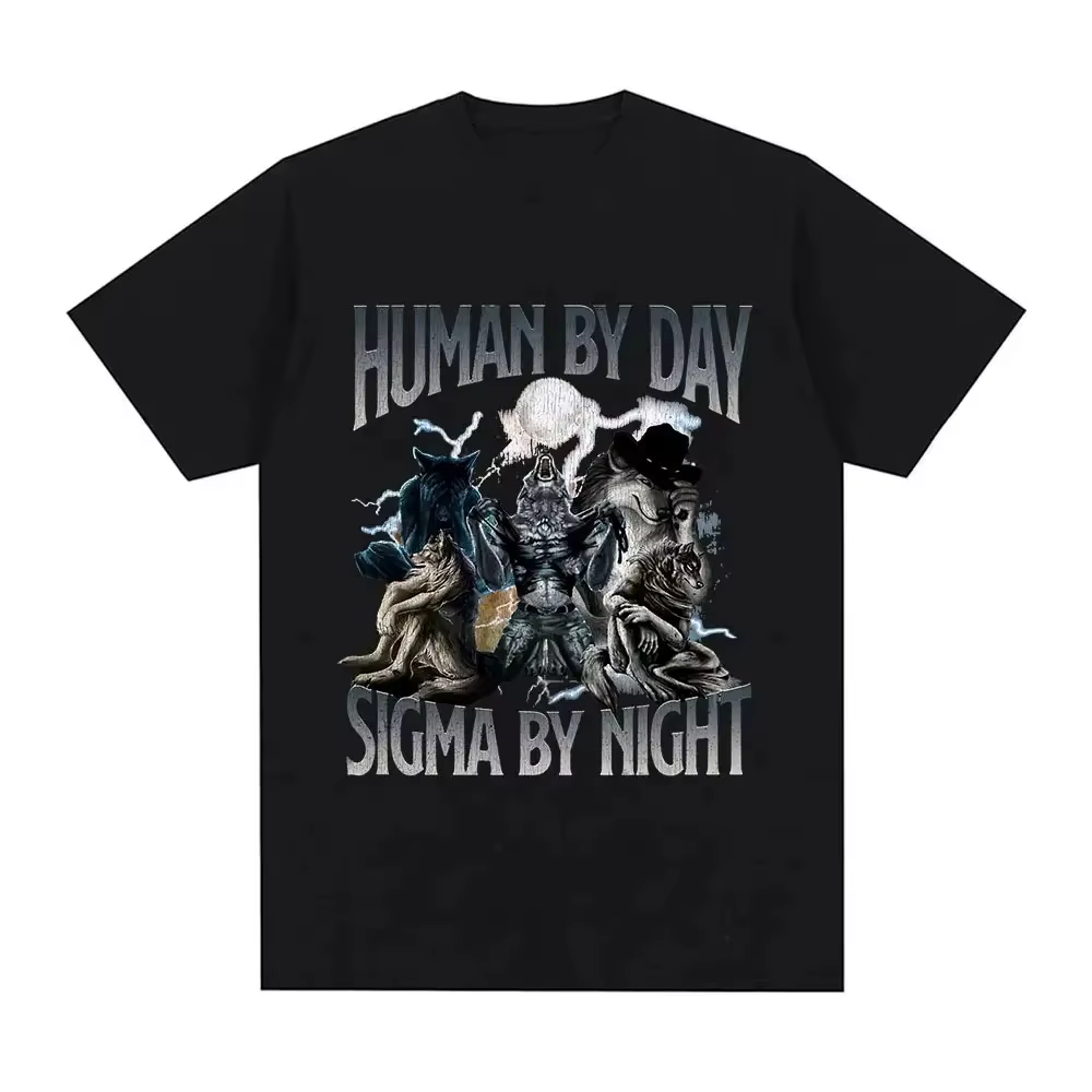 Soyez respectable à papa drôle Alpha loup-garou loup Meme T-Shirt prévalent doux manches courtes T-S