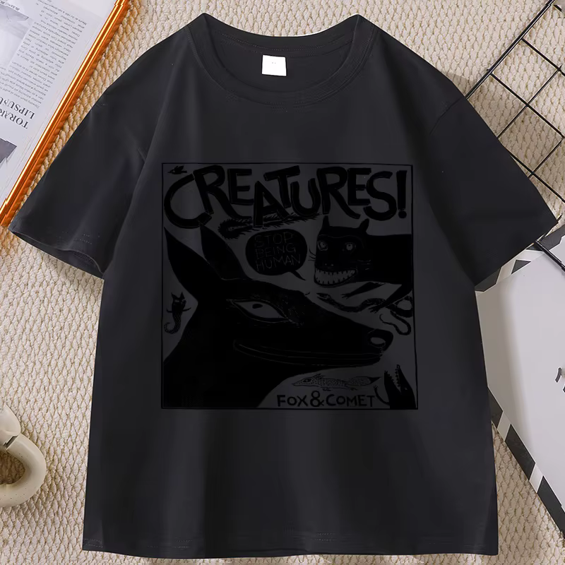 T-shirt imprimé d'animaux amusants pour hommes et femmes, t-shirt graphique en coton à manches court