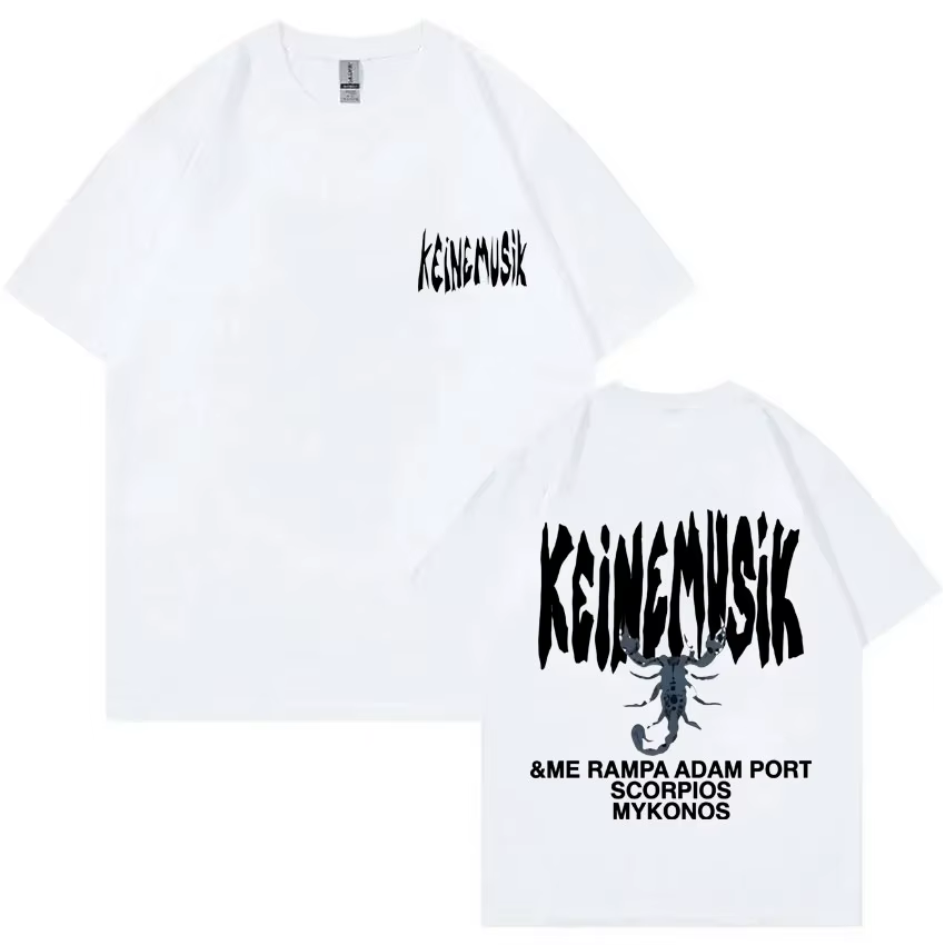 Été Keinemusik X Pacha graphique t-shirt hommes femmes Hip Hop mode Vintage T-shirts hommes décontra