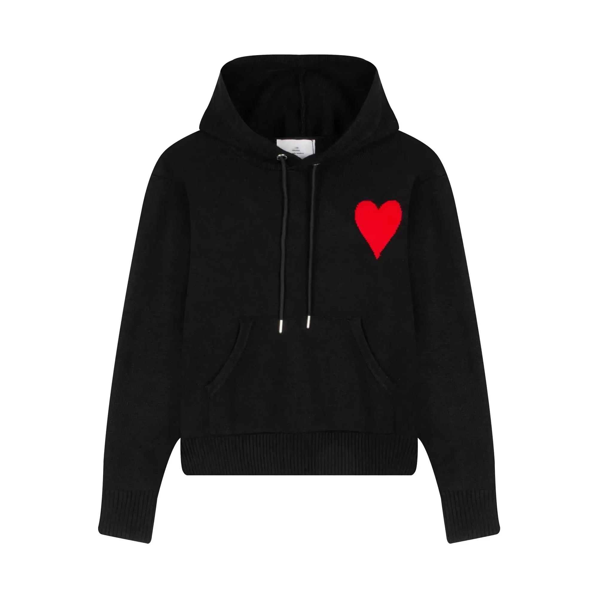 NOUVEAU Automne 2025 – Sweat à capuche tendance pour femme, broderie macaron en forme de cœur avec l