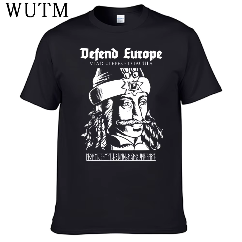 Difendre l'Europe t-shirt 100% coton hommes chemise