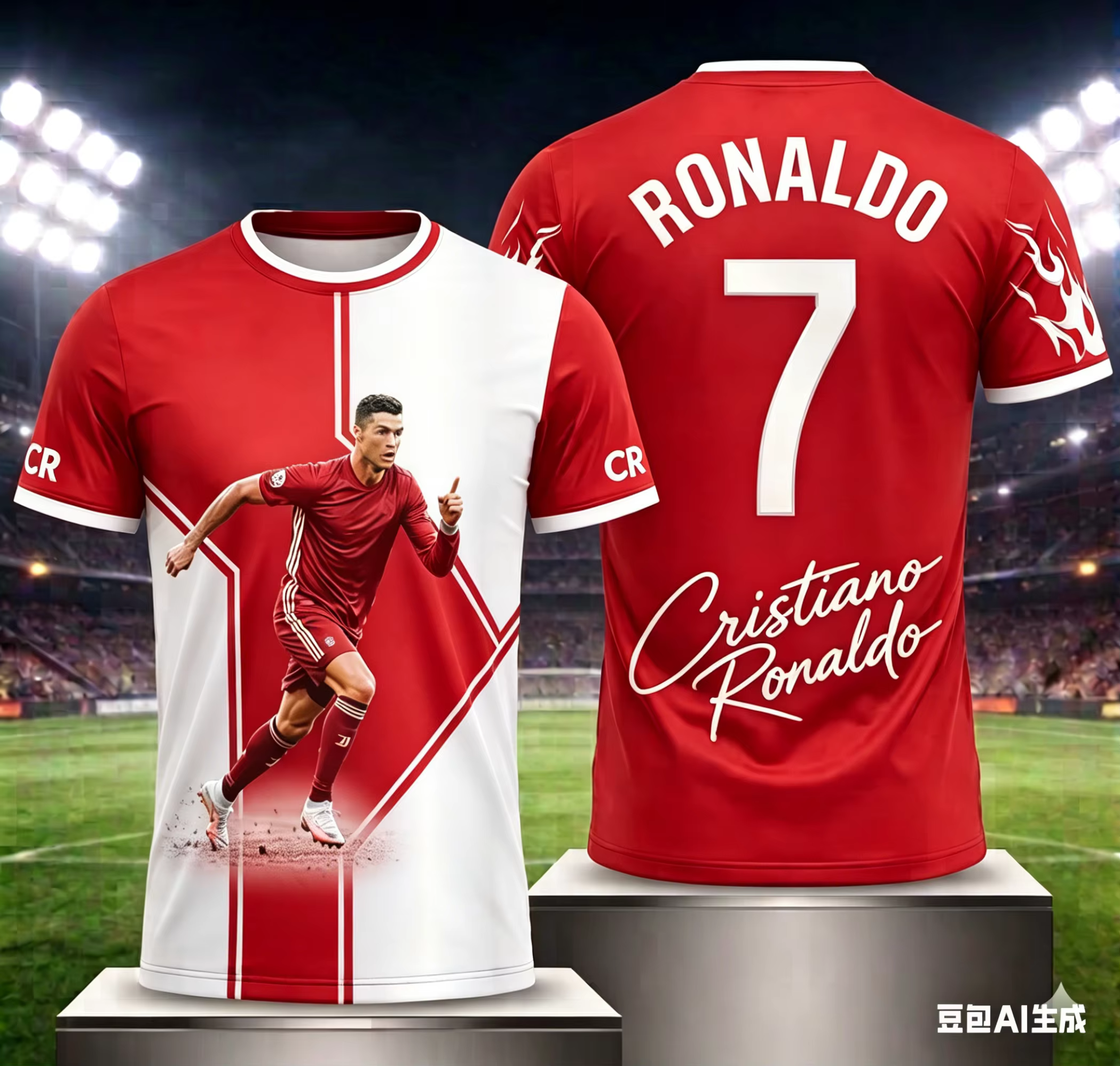 Enfants Cristiano # Ronaldo # 7 T-shirts de football pour garçons et filles, maillots de foot respir