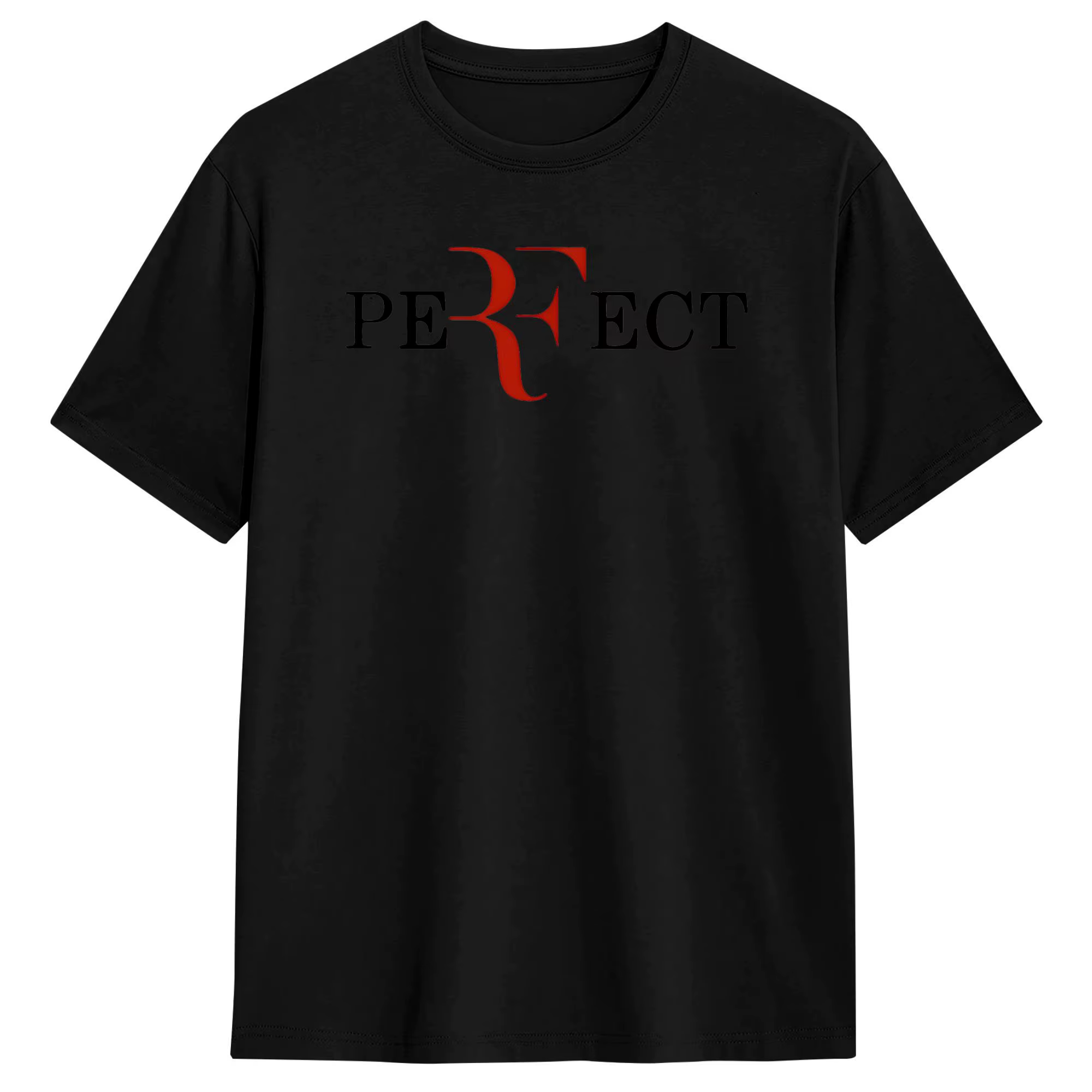 T-shirt avec Logo de l'équipe Roger Federer, en pur coton, pour hommes, décontracté, à manches court